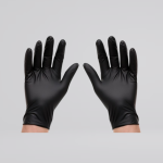 GP1039	L Black Nitrile Gloves regular strength
