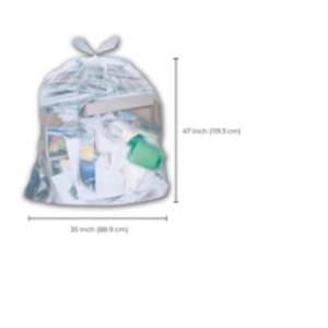 GP224 - Garbage Bags - Ex-Strong - Clear - 35"x47"