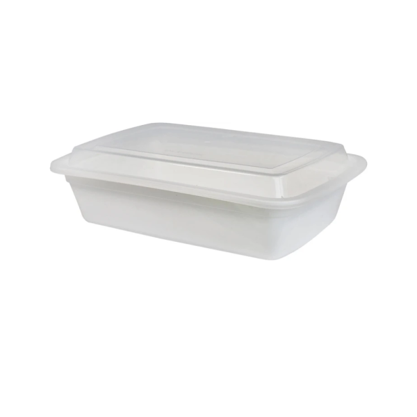 GP190 - 38oz Micro 9x6" Rectgl Container w/Lid