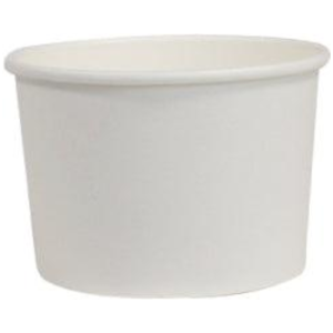 GP121 - 8oz White Paper Bowl, Hot/Cold