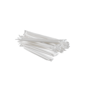 GP090 - 8x200mm Cmp White PLA Straw Wrapped