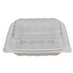 GP099 - 6x6x2.8" Hinged PP Container EP6