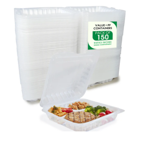 9x8x2.7" Hinged PP Container 3C EP93 39.95