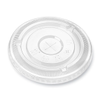 GP047 - Flat Lid for 9-12oz Clear Cup, 92 mm