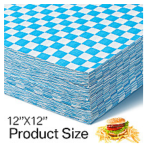 GP939 - 12"x12" Blue Checker Wax Sheets