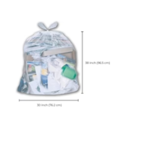 GP948 - Garbage Bags - Ex-Strong - Clear - 30"x38"