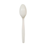 GP049 - 7" White Spoon - 100% Bio Degradable PLA
