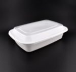 32oz Rectangle white containers set-GP1050